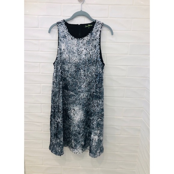 Sam Edelman Sequin Dress In Midnight - Picture 5 of 10